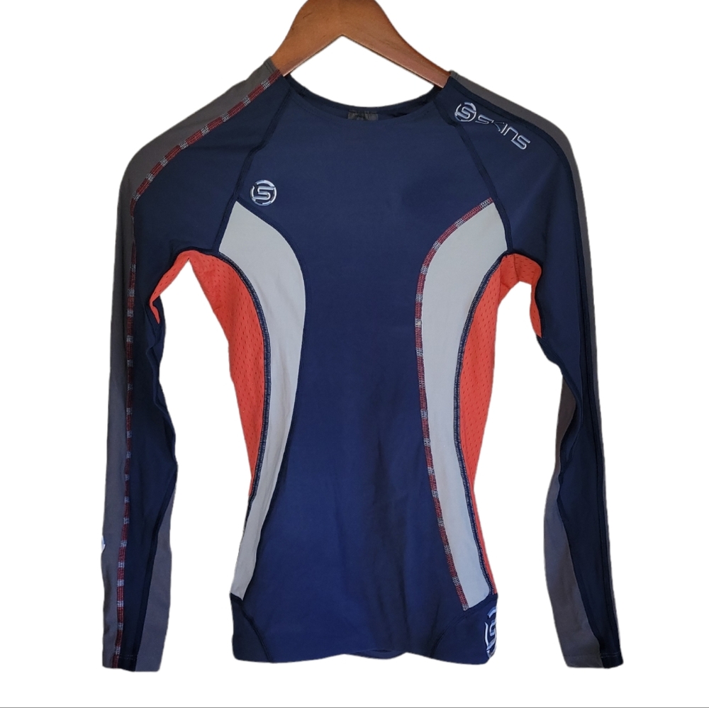 SKINS Men's Rash Guard Long Sleeve Shirt